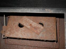 Help adjusting old wood stove