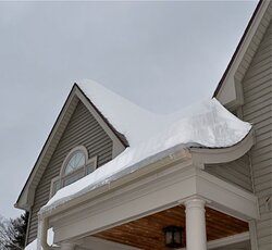 Way off topic -- How much snow can a roof support?