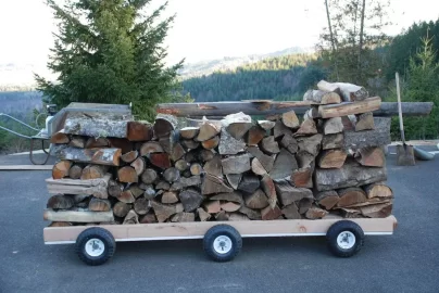 [Hearth.com] Great Weather, New Wood Cart and Moisture meter