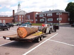 Any advice on moving a BIG log?
