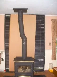 [Hearth.com] Stove pipe routing? With Picture.