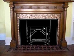 Insert for small, Victorian fireplace