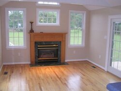 want to replace old yucky gas fireplace with brick masonry hearth fireplace
