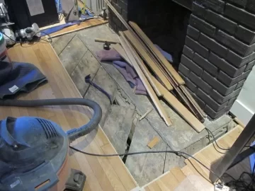 [Hearth.com] Extending existing fireplace hearth for wood-burning insert