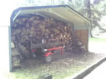 [Hearth.com] Metal Wood Shed?
