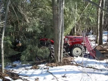 [Hearth.com] watch where you park the tractor when the wind blows