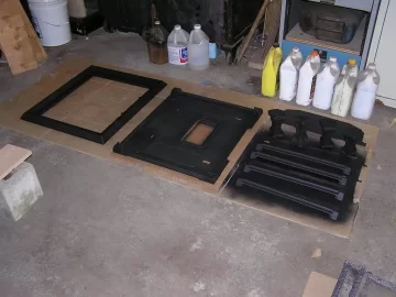 [Hearth.com] Can old chipped up enamel be removed from a woodsove?