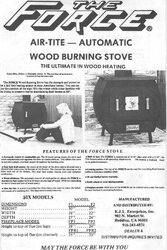 Who makes the "FORCE" wood stove?