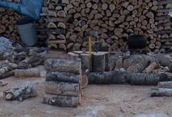 Marking Logs for Length...why it matters more to small stoves.