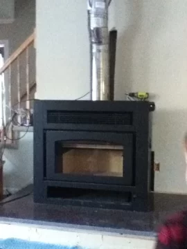 [Hearth.com] Picture of Fireplace and Hearth under construction