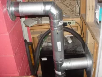 [Hearth.com] Double T for easier pellet flue cleaning?? Finally got the Simpson Duravent Double T and it is in!! 