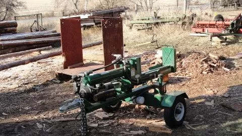 [Hearth.com] Processed a very large logging truck full of wood - last winter.