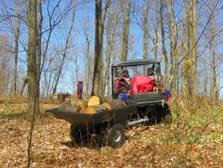 Hauling wood with ATV Question