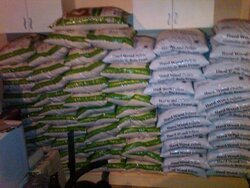 What do you use to pick up your pellet orders of 1 ton +?