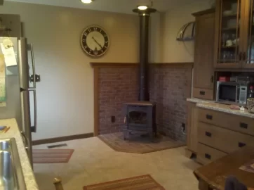 [Hearth.com] Hampton H200 install in the kitchen