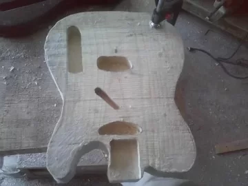 [Hearth.com] Black Walnut very pround of this one! Guitar blank