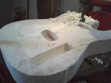 [Hearth.com] Black Walnut very pround of this one! Guitar blank