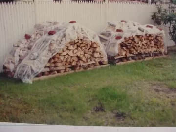 [Hearth.com] Clear Plastic over wood pile to dry faster ?