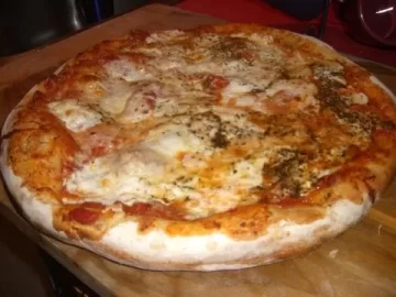[Hearth.com] Tonights woodstove pizza and a tired dog