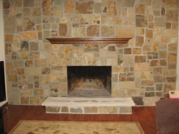 [Hearth.com] Stone work done - power cord question - Clydesdale being installed next week
