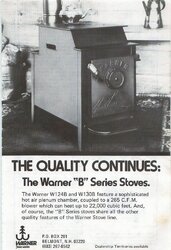 My 1979 visit to Warner Stoves in Maryland
