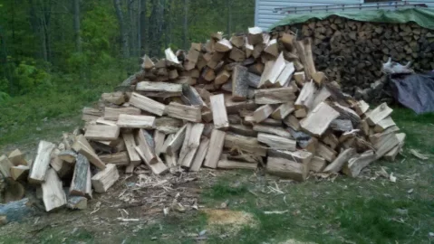 [Hearth.com] Got a nice white Oak down last night