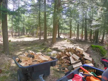 [Hearth.com] Cherry Hauled out & Stacked