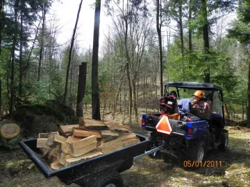 [Hearth.com] Cherry Hauled out & Stacked