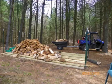 [Hearth.com] Cherry Hauled out & Stacked
