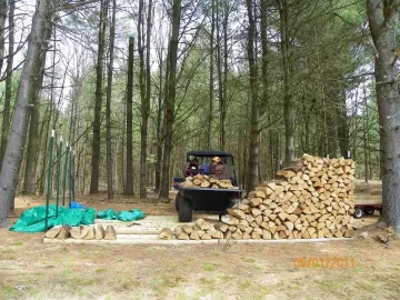 [Hearth.com] Cherry Hauled out & Stacked