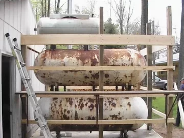 [Hearth.com] Storage tanks in place!