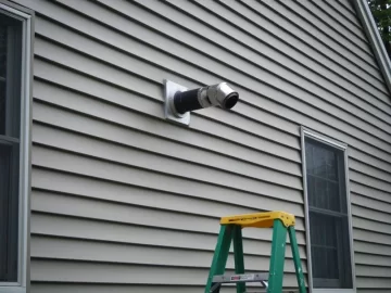 [Hearth.com] Last 10% - Siding Around Exhaust Port