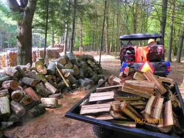 [Hearth.com] Two Cherry Off the Carpet, Split and Stacked