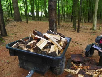 [Hearth.com] Splitting & Stacking this winters haul.