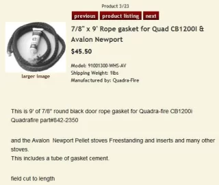 [Hearth.com] Wood Pellet Stove End of Season - Yearly Cleaning - Combustion Motor Gasket Sale !!