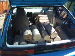 Max wood load for a Dodge Caravan