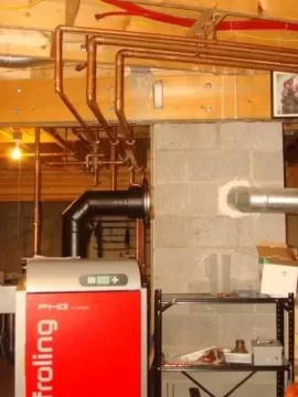 [Hearth.com] Bolier room re pipe & froling install pix-plbg only -- post 1