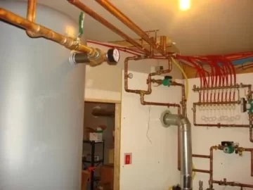 [Hearth.com] Bolier room re pipe & froling install pix-plbg only -- post 1