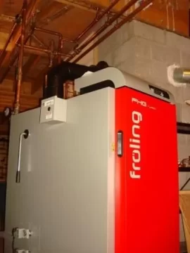 [Hearth.com] Bolier room re pipe & froling install pix-plbg only -- post 1