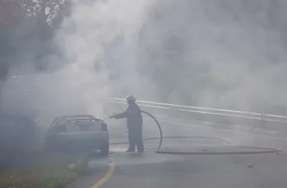 [Hearth.com] Car fire!