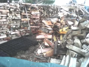 [Hearth.com] Building a platform to stack wood on