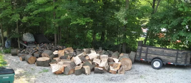 [Hearth.com] the butcher strikes again .... 3+ cords Red Oak