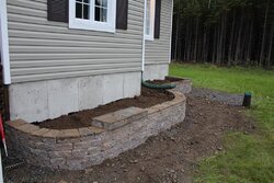 Permacon flowerbed: question with a picture.