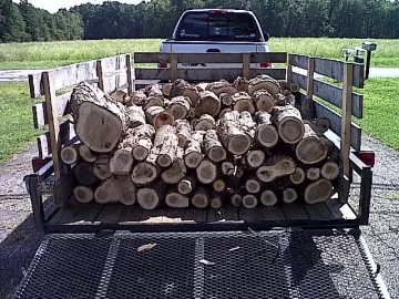 [Hearth.com] Without a truck to move firewood anymore.....