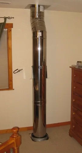 [Hearth.com] Convection/fan for sheet rock around chimney upstairs?