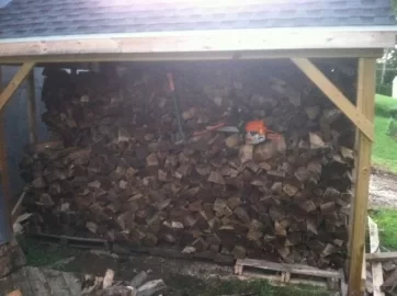 [Hearth.com] wood shed all loaded
