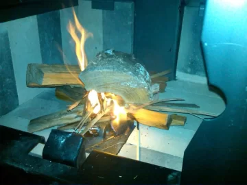 [Hearth.com] New Englander Outdoor Wood Burner - 1st Burn