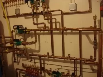 [Hearth.com] Bolier room re pipe & froling install pix-plbg only -- post 1
