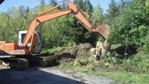 [Hearth.com] Splitting with a hoe
