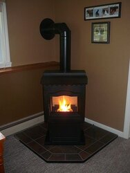 New pellet burner with installation pics and a couple questions